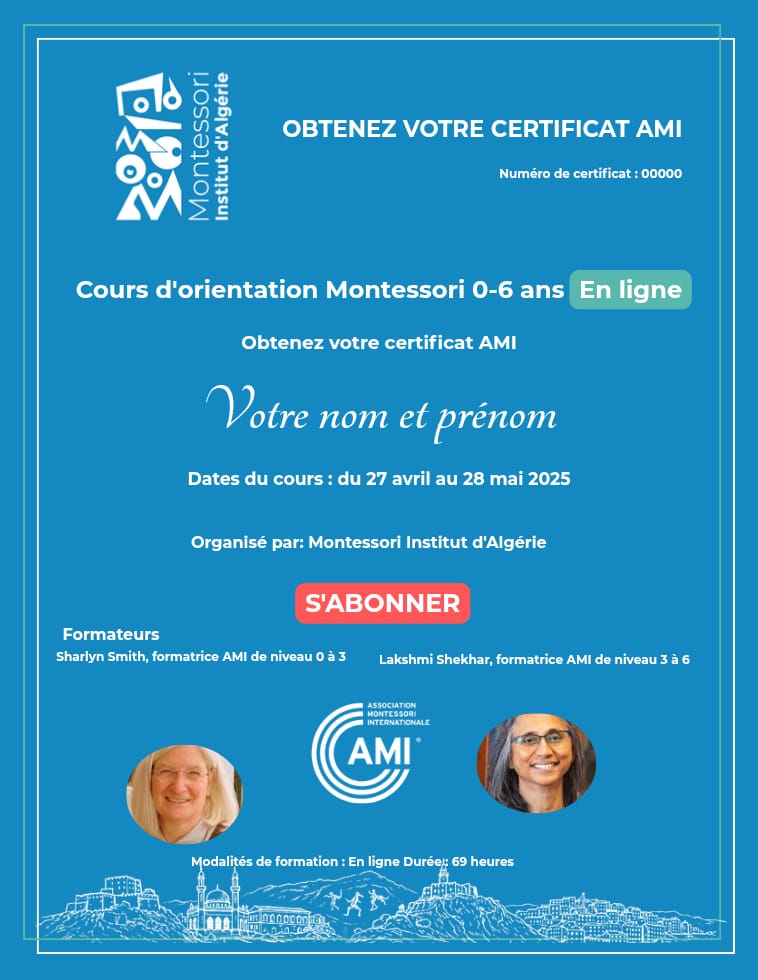 Online Montessori 0-6 Orientation Course